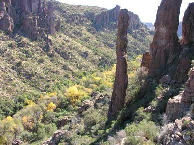 Gaan Canyon (Devil's Canyon) near Oak Flat Campground